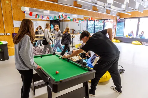 Billiard auf dem Campus